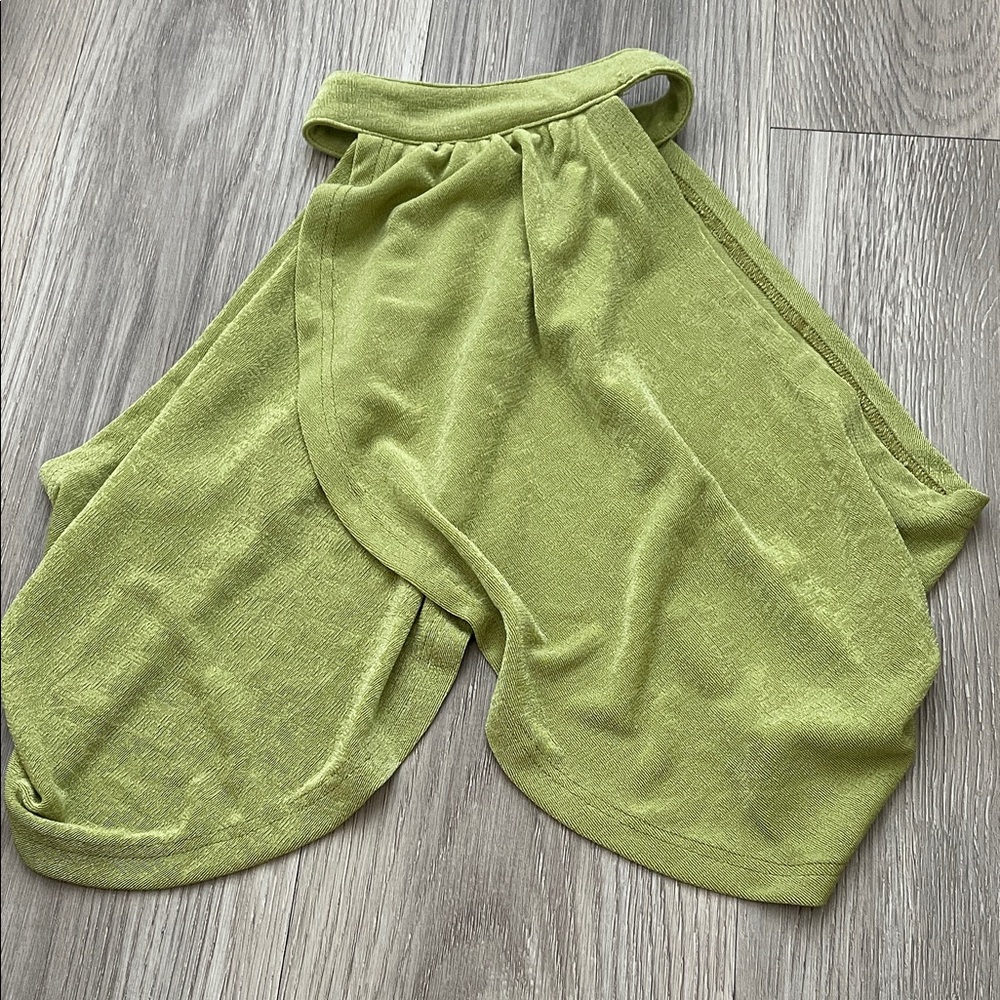 Green Wrap Shirt